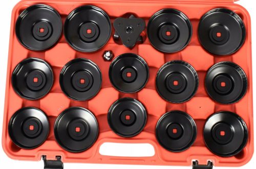 Dugókulcs készlet olajszűrők le- és felszereléséhez (30 darabos) TC Technic JC2019164