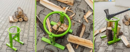 Dupla fahasító állvány, kézi fahasító tüzifa aprításhoz TC Technic Dual LS-200