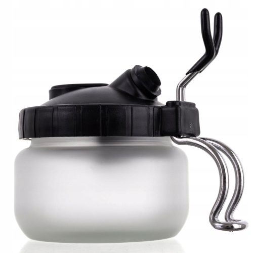 Airbrush tisztító tartály kefékkel, drótokkal és tűvel