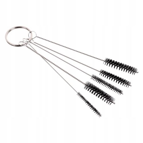 Airbrush tisztító tartály kefékkel, drótokkal és tűvel