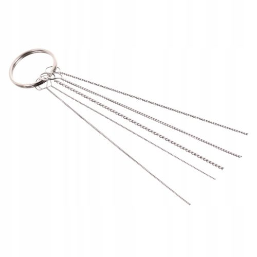 Airbrush tisztító tartály kefékkel, drótokkal és tűvel