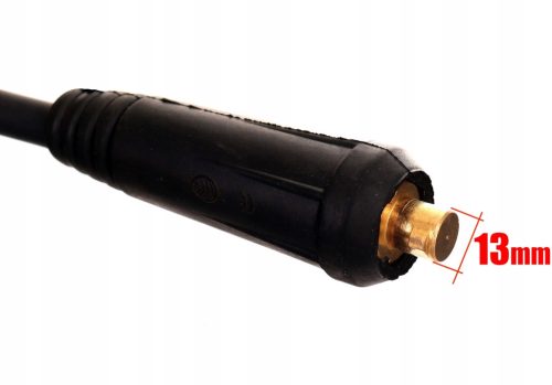 Hegesztőkábel elktródához 200A 7 méteres ŁW/ŁP 50 25-50, tű 13mm, 25mm2 TC Technic