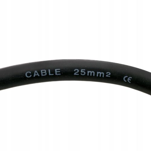 Hegesztőkábel elktródához 200A 7 méteres ŁW/ŁP 50 25-50, tű 13mm, 25mm2 TC Technic