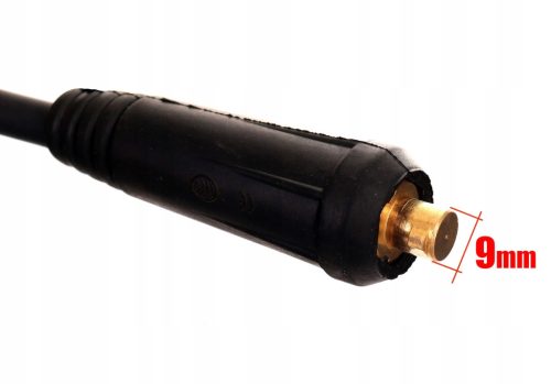 Hegesztőkábel elektródához 200A, 7 méteres, ŁW/ŁP 25 10-25, tű 9mm, 25mm2 TC Technic