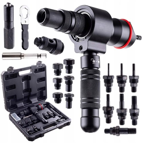 Szegecshúzó szegecsanyákhoz, szegecs adapter akkus csavarhúzó gépekhez M3-M10 6,4 mm TC Technic SK3636