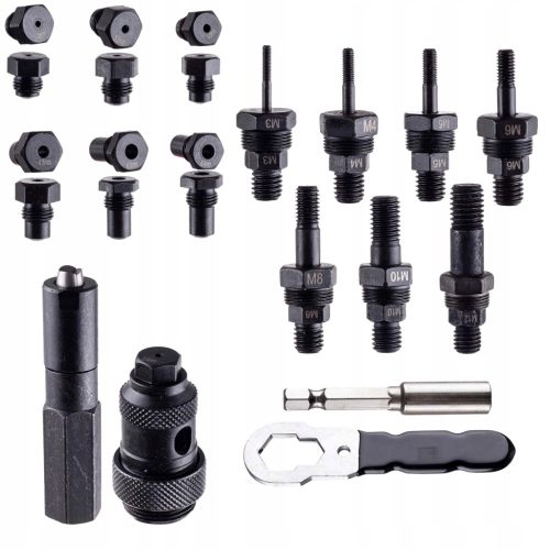Szegecshúzó szegecsanyákhoz, szegecs adapter akkus csavarhúzó gépekhez M3-M10 6,4 mm TC Technic SK3636