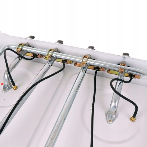 Hordozható turisztikai gáztűzhely 4 égős, 7,7 kW, piezo gyújtással