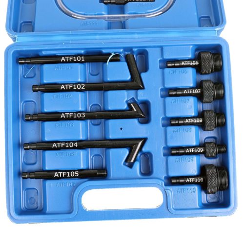 Olajcsere készlet fém adapterekkel automata sebességváltókhoz műanyag kofferben (13 darabos) TC Technic LT-QX10326