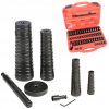 Csapágyhüvely kihúzó préskészlet adapterekkel műanyag kofferben 18-74mm (52 darabos) TC Technic LT-K73