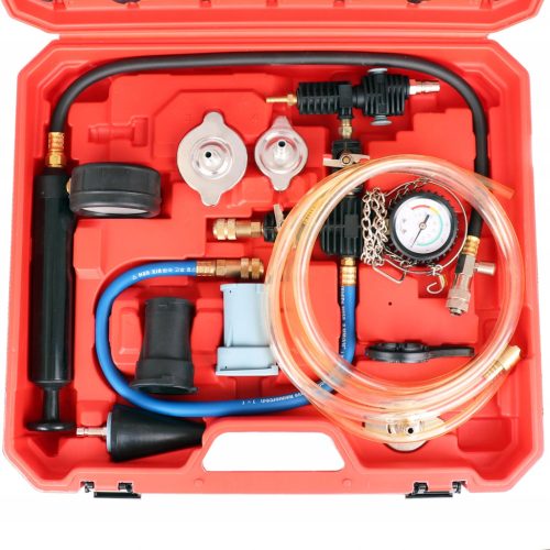 Professzionális hűtőrendszer szivárgásmérő, tömítettségmérő készlet (28 darabos) TC Technic