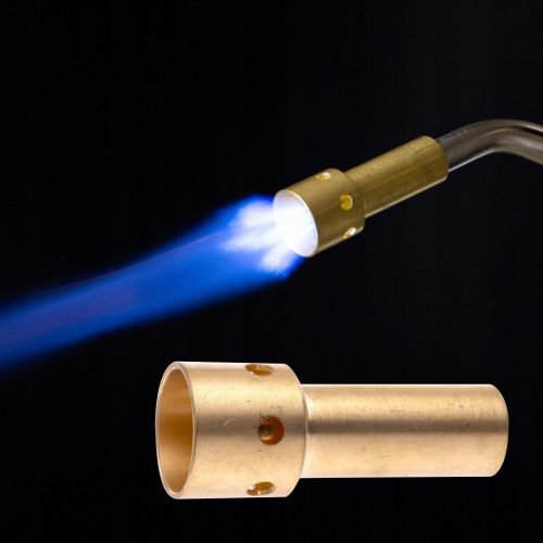 Mapp propán gázégő piezo gyújtással forrasztáshoz 3 fúvókával 2800°C  TC Technic 022CGA-SET