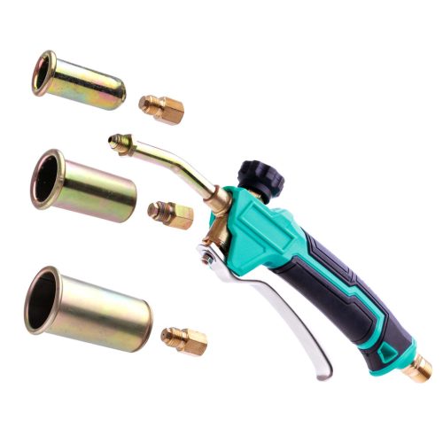 Tetőfáklya, tetőfedő gázégő 3 fúvókával (25, 35, 50 mm) és tömlővel 1850 °C 56kW TC Technic PQ888-4050T