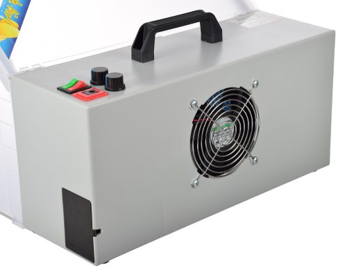 Hordozható modellező festőkabin állítható világítással és állítható elszívással HS-E420DCLBK