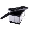 Prémium rozsdamentes acél szerszámosláda nagy méretben - 57 cm  (Inox + ABS) TC Technic