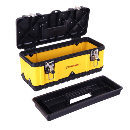 Profi szerszámosláda kicsi méretben - 39 cm (Porszórt acél - műanyag) TC Technic