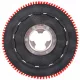 Közepes kefe JH2/JH-002 egytárcsás súroló gépekhez, 380 mm