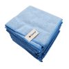 Kiváló minőségű mikroszálas törlőkendő csomag 30x30 cm, (10 darab) kék, 250gsm - QLEANUP BLUE