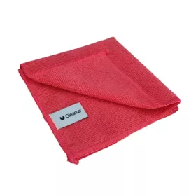   Kiváló minőségű mikroszálas törlőkendő csomag 30x30 cm, (10 darab) piros, 250gsm - QLEANUP RED