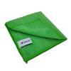 Kiváló minőségű mikroszálas törlőkendő csomag 30x30 cm, (10 darab) zöld, 250gsm - QLEANUP GREEN