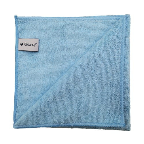 Professzionális mikroszálas törlőkendő csomag 40x40 cm, (10 darab) kék, 280gsm  -  QLEANUP OPTI BLUE