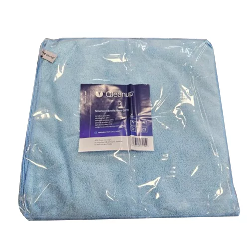 Professzionális mikroszálas törlőkendő csomag 40x40 cm, (10 darab) kék, 280gsm  -  QLEANUP OPTI BLUE