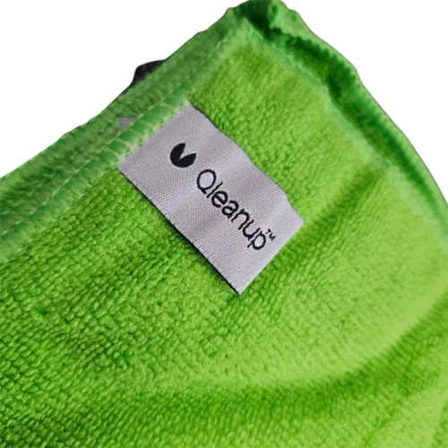 Professzionális mikroszálas törlőkendő csomag 40x40 cm, (10 darab) zöld, 280gsm  -  QLEANUP OPTI GREEN