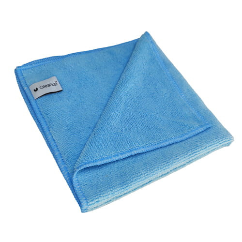 Professzionális mikroszálas törlőkendő csomag 40x40 cm (5 darab) kék, 400 gsm - QLEANUP PLUS BLUE