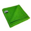 Professzionális mikroszálas törlőkendő csomag 40x40 cm (5 darab) zöld, 400 gsm - QLEANUP PLUS GREEN