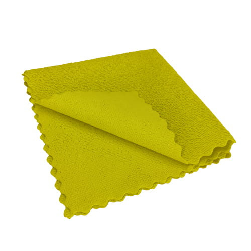 Professzionális mikroszálas törlőkendő csomag (5 db) sárga, 275gsm, 38x38 - QLEANUP Long Fresh