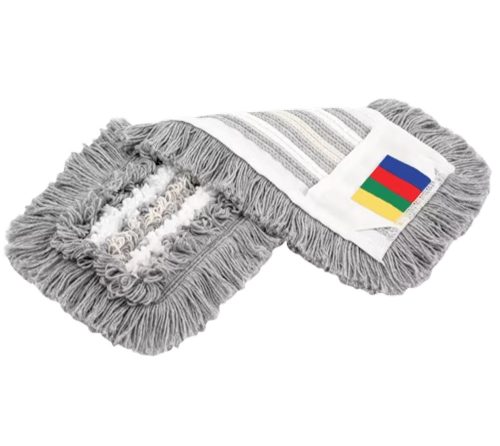 Három komponensű zsebes/füles mikroszálas felmosó mop (43x14 cm) - QLEANUP TFMPS
