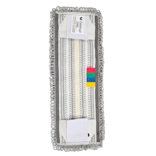 Három komponensű zsebes/füles mikroszálas felmosó mop (43x14 cm) - QLEANUP TFMPS