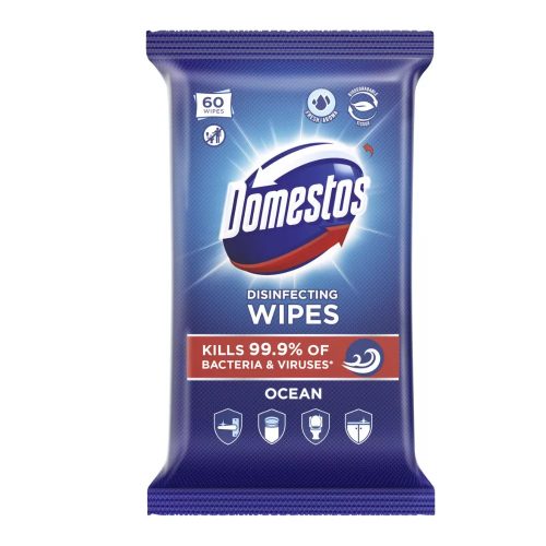 Domestos higiénikus fertőtlenítő kendő 60db-os