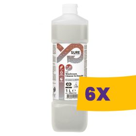   Sure Washroom Cleaner&Descaler Fürdőszobai tisztító- és vízkőoldószer 1000ml (Karton - 6 db)