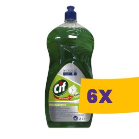   CIF Pro Formula Hand Dishwash Lemon kézi mosogatószer citrom 2L (Karton - 6 db)