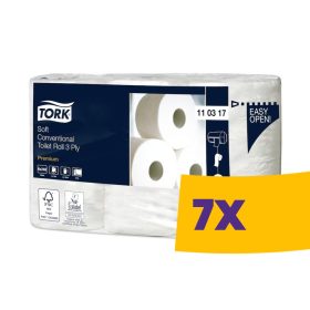   Tork Soft kistekercses toalettpapír 6 tekercses - 110317 (Karton - 7 csg)
