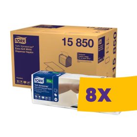   Tork Xpressnap® Extra Soft fehér adagolós szalvéta 1000 lapos - 15850 (Karton - 8 csg)