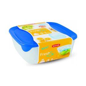  Curver Fresh & Go szögletes ételtartó doboz szett 4 db 0.25L+0.8L+1.7L+2.9L