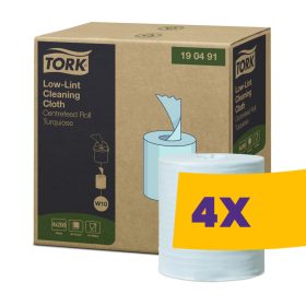   Tork szöszszegény tisztítókendő, hordozható vödör utántöltő - 190491 (Karton - 4 tek)
