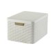 Curver Style  L-es Méretű Rattan Kosár Fedéllel 30L