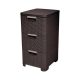 Curver Style Rattan 3 Fiókos Szekrény Barna