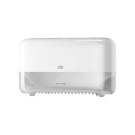   Tork Mid-size duplatekercses belsőmag nélküli toalettpapír-adagoló fehér - 558040