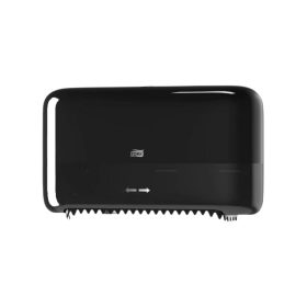   Tork Mid-size duplatekercses belsőmag nélküli toalettpapír-adagoló fekete - 558048