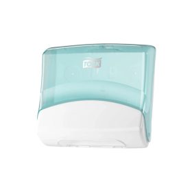   Tork hajtogatott törlőpapír / kendő adagoló fehér-türkiz - 654000