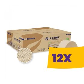   Lucart EcoNatural 900ID környezetbarát WC papír 19cm átm. - 2 rétegű, 202m (Karton - 12 tek)