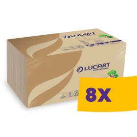   Lucart EcoNatural 130 T MAXI szalvéta - 2 rétegű, 30x30cm 500 lapos (Karton - 8 csomag)