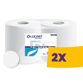   Lucart Strong 3.500 ipari törlőpapír - 3 rétegű, hófehér 175m (Karton - 2 tekercs)