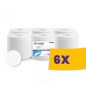   Lucart Strong 19 CF ipari törlőpapír 19cm átm. - 2 rétegű, hófehér 100m (Karton - 6 tek)