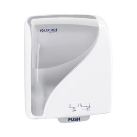   Lucart Identity Autocut Towel Dispenser 2.0 (Műanyag dudás tekercsekhez) tekercses kéztörlő adagoló fehér
