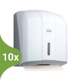   Vialli zárható hajtogatott kéztörlő adagoló fehér 400 lapos (Karton - 10 db)