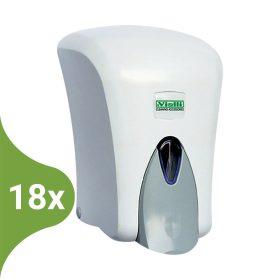   Vialli zárható folyékony szappanadagoló fehér 1000ml (Karton - 18 db)